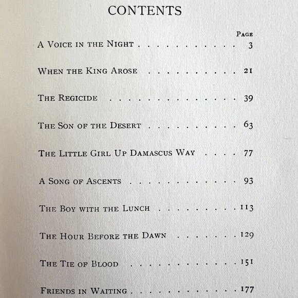 A Voice In The Night 1911 And Other Stories Frederick Hall 1st Edition HC E40 - Picture 5 of 6